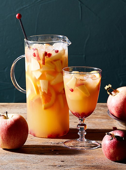 Apple-cider sangria, anyone? Get the recipe here. Photo by Frank Tribble.
